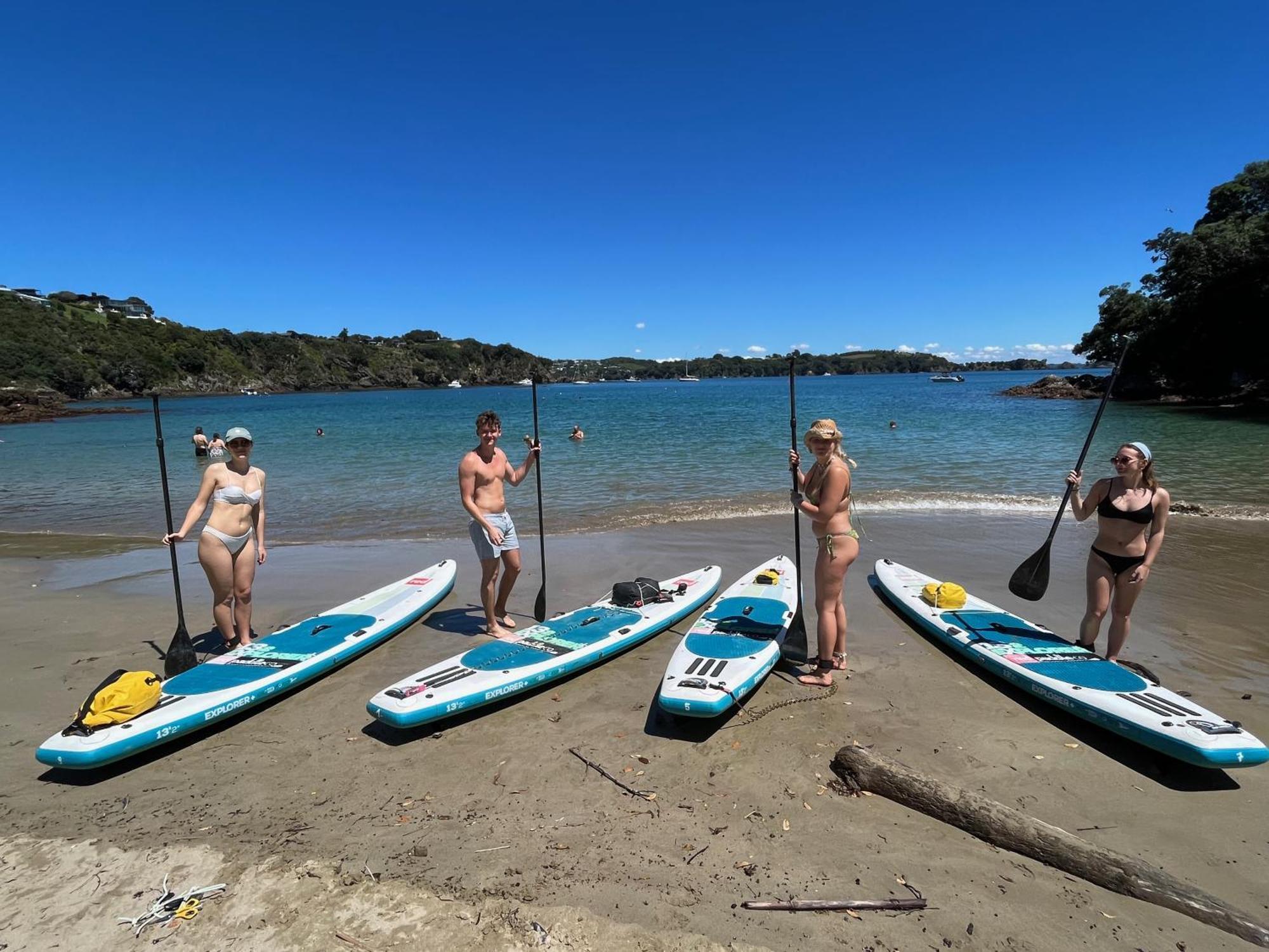 Hekerua Lodge Backpackers Oneroa Exterior foto
